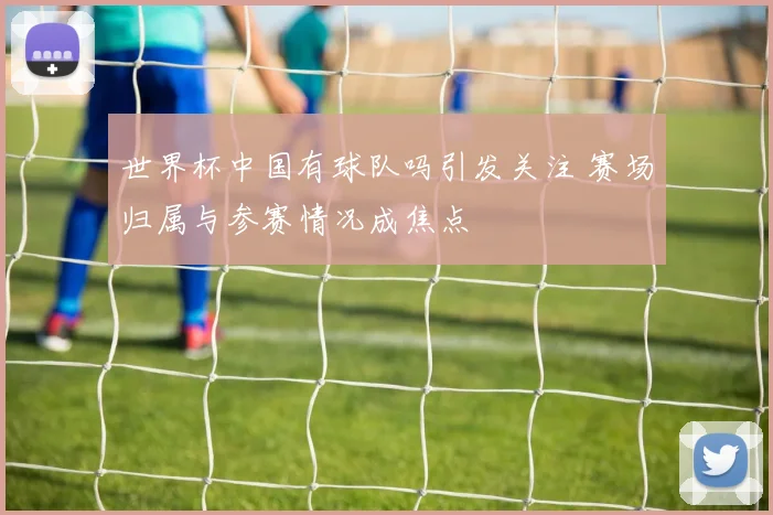 世界杯中国有球队吗引发关注 赛场归属与参赛情况成焦点
